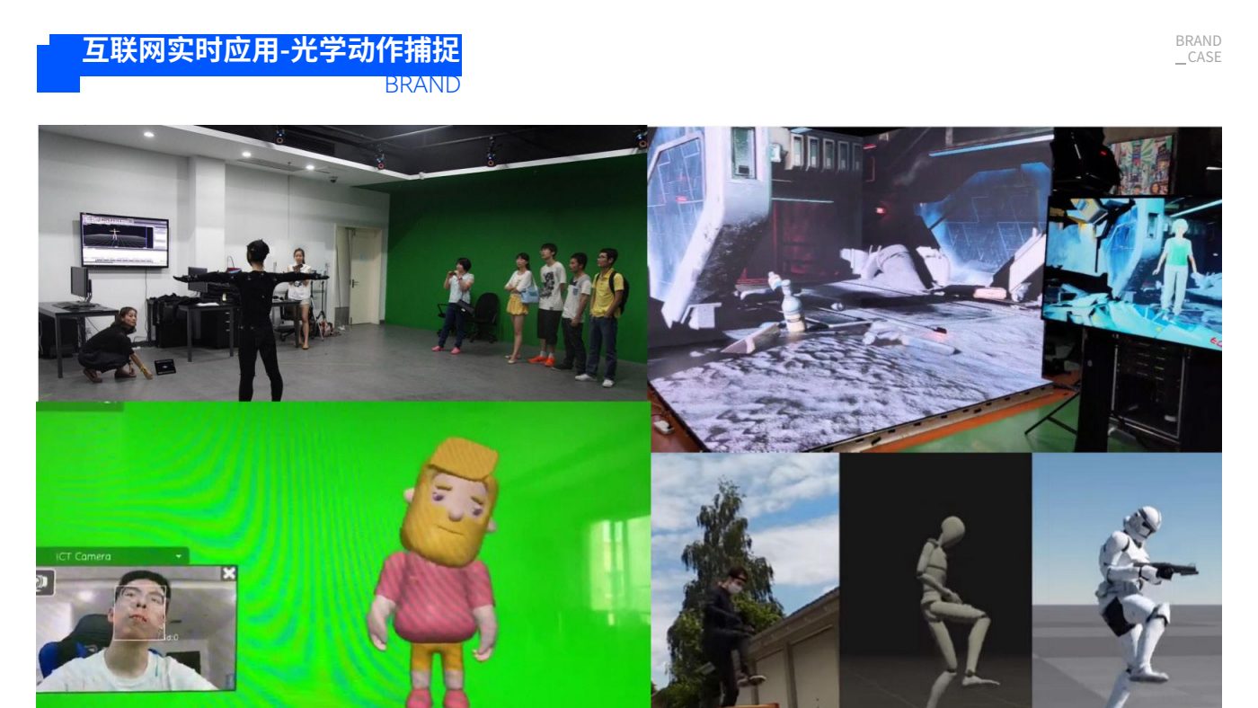 互联网实时应用 · 光学动作捕捉